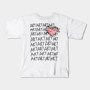 HEART ART Kids T-Shirt